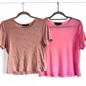Sheer short sleeve top bundle